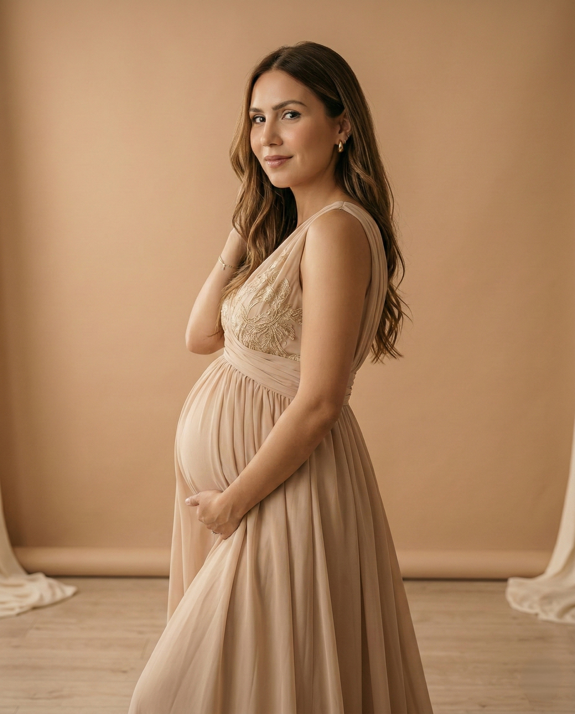 formation photographe grossesse studio portrait