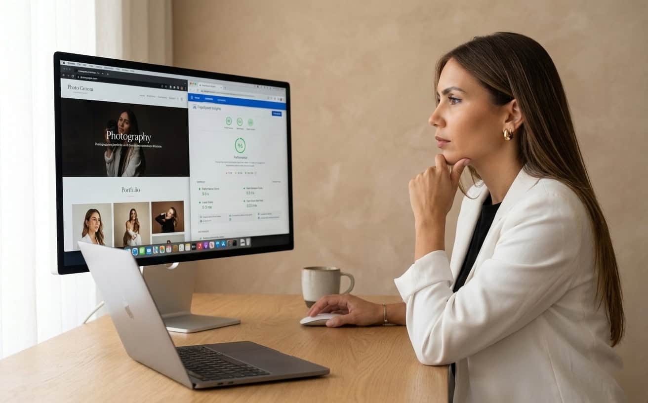 audit site web SEO photographe analyse performances emilie colusso