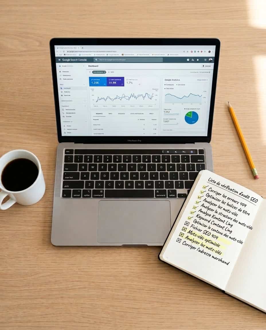 audit SEO technique Google Search Console analyse photographe