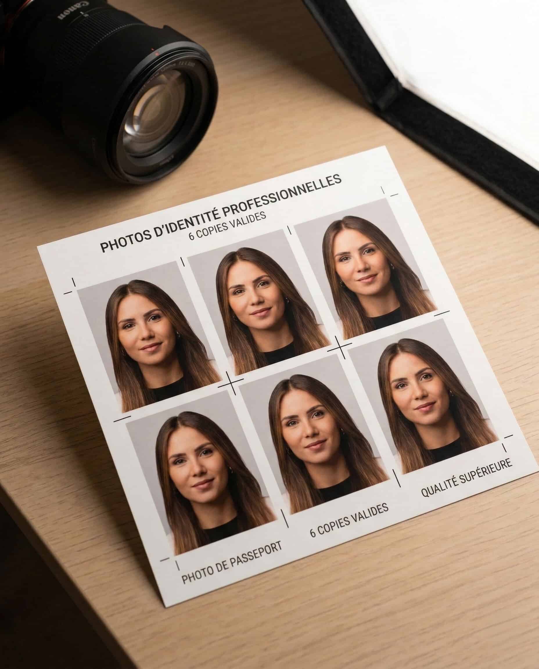 planche photos identité normes ANTS photographe professionnel toulouse