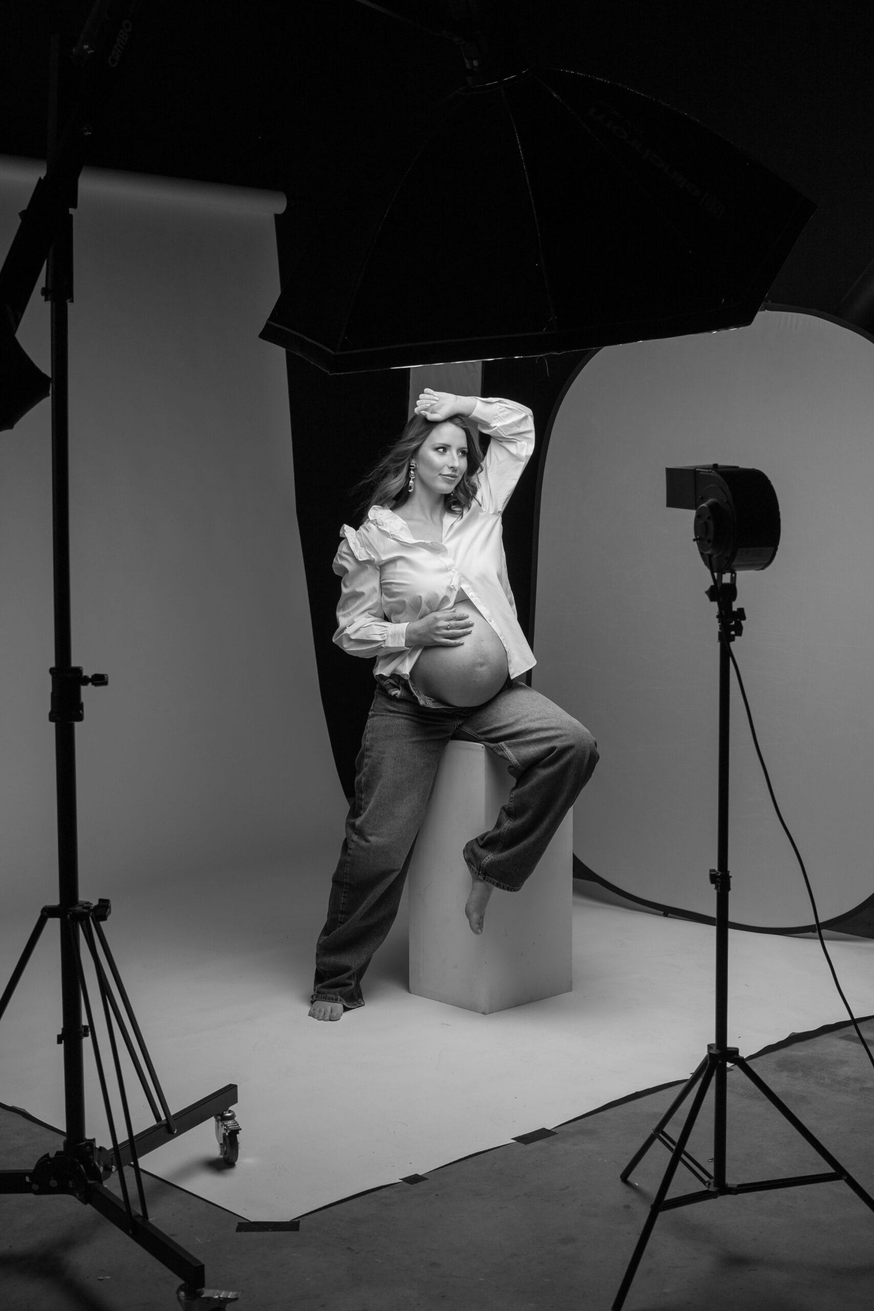 Formation de photographie de grossesse en studio à Toulouse